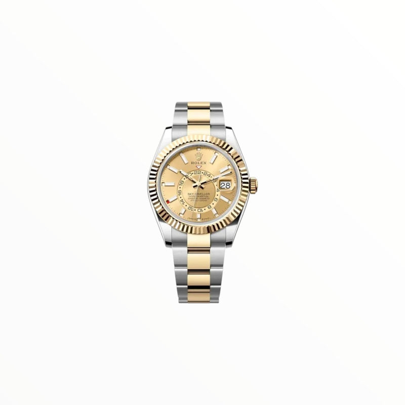 Rolex Sky-Dweller Two-Tone With Champagne Dial