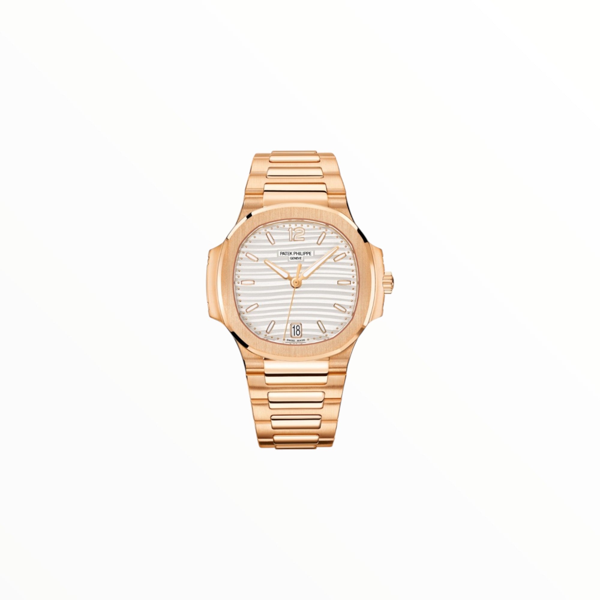 Patek Philippe Nautilus, Gold White Dial