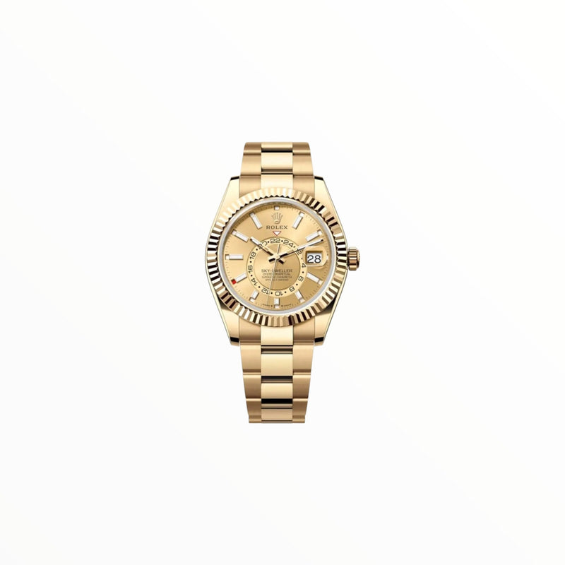 Rolex Sky-Dweller With Champagne-Colored Dial
