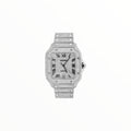 Cartier Santos, 39.8mm Watch, VVS, Black Roman Numerals