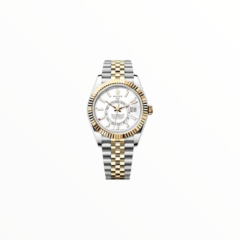 Rolex Sky-Dweller Two-Tone White Dial