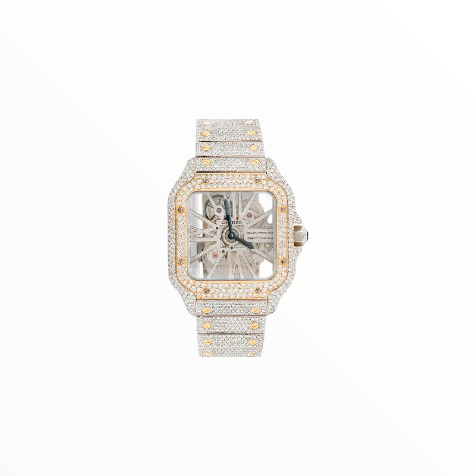 Cartier Santos Two-Tone Skeleton VVS, 40mm