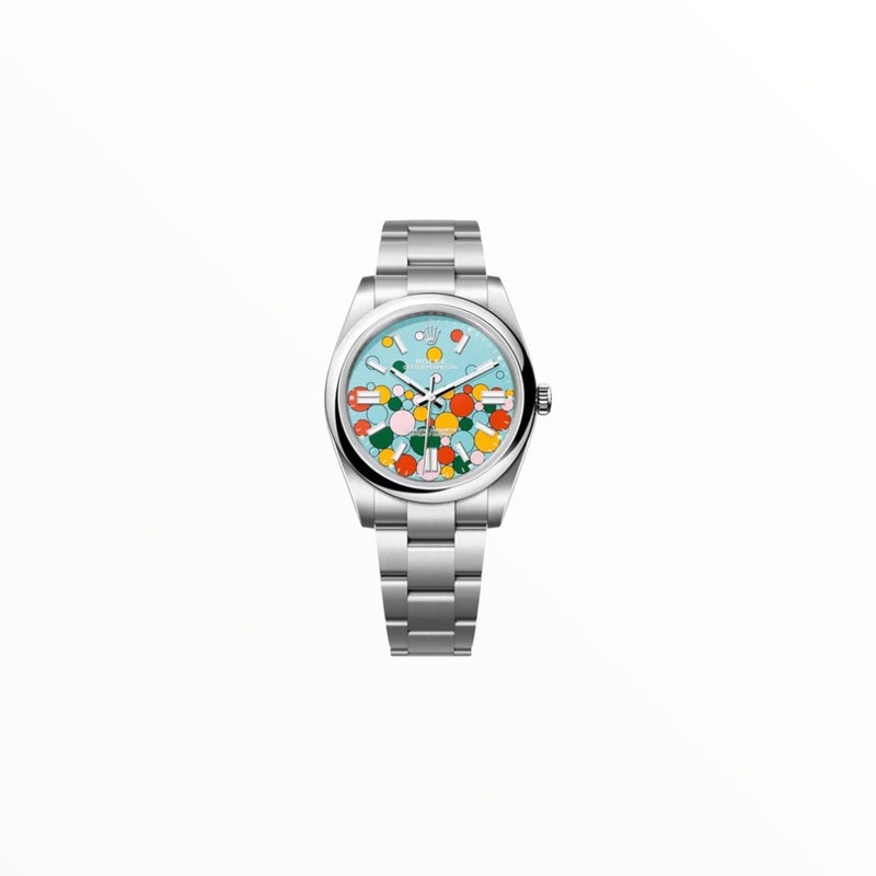 Rolex Oyster Perpetual Turquoise Dial, 41mm