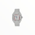 Cartier Santos VVS With Red Roman Numerals, 40 mm